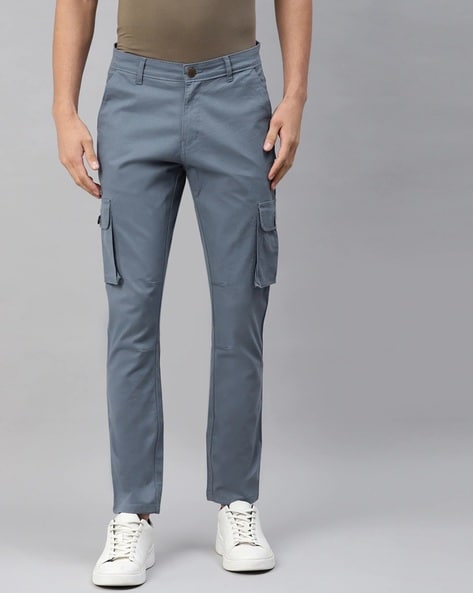 Buy Highlander Grey Cargo Trouser For Men Online At Ketch, 43% OFF