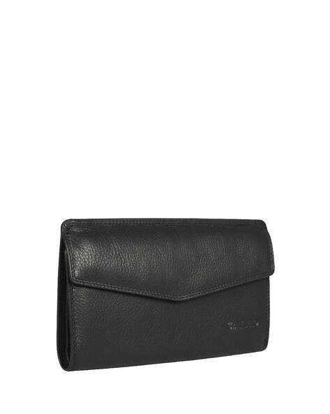 CALFNERO Leather Tri-Fold Wallet