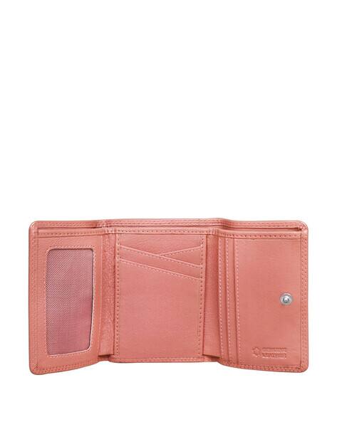 CALFNERO Leather Tri-Fold Wallet