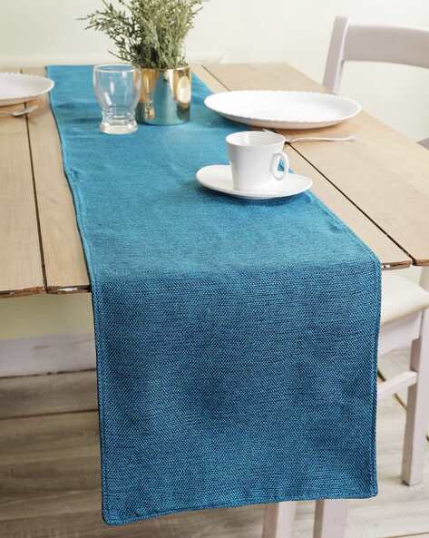 Buy Aqua blue Table Covers, Runners & Slipcovers for Home