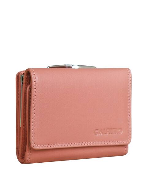 CALFNERO Leather Tri-Fold Wallet