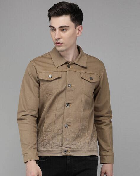 Buy Khaki Jackets \u0026 Coats for Men by 