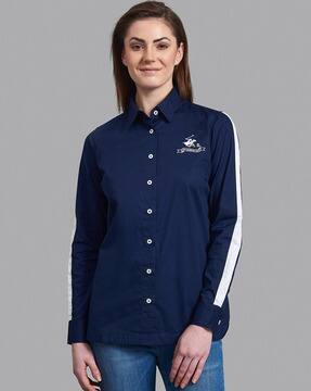 Navy shirt womens uk Clearance