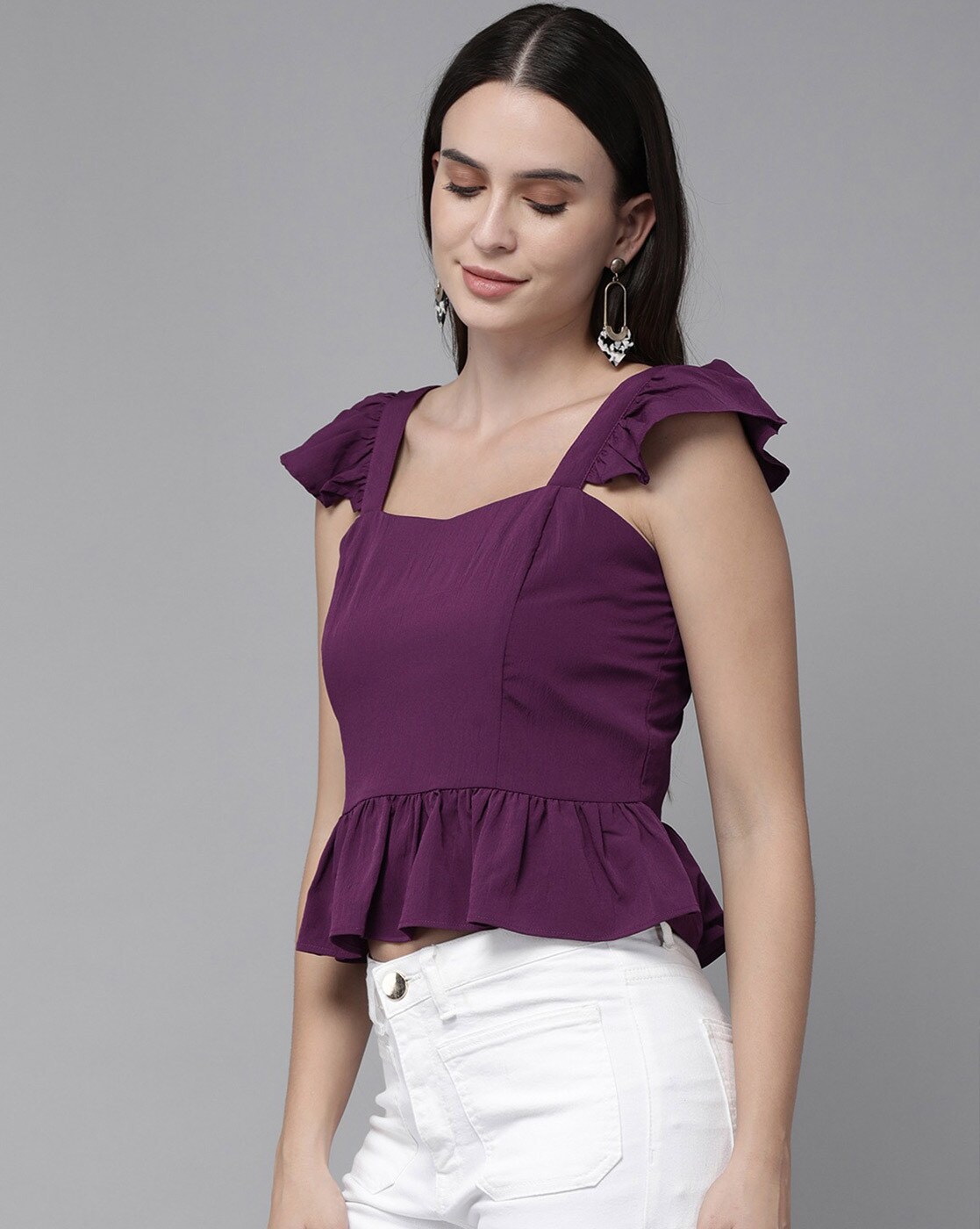 Buy Purple Tops for Women by Rare Online