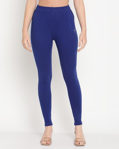 Buy Turquoise blue Leggings for Women by Tag 7 Plus Online