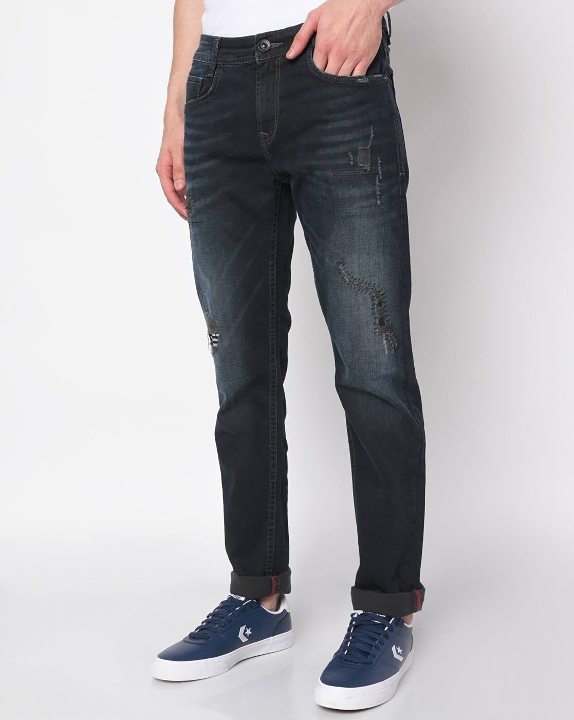 Buy Blue Jeans for Men by MUFTI Online 