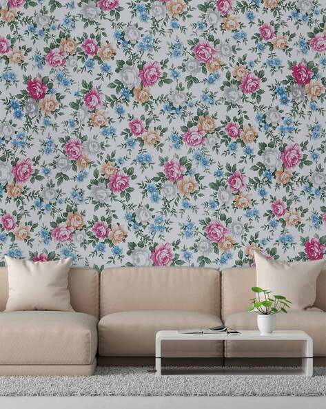 floral print wallpaper