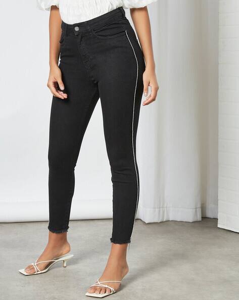 Buy Black Jeans \u0026 Jeggings for Women by PIAZZA ITALIA Online | Ajio.com