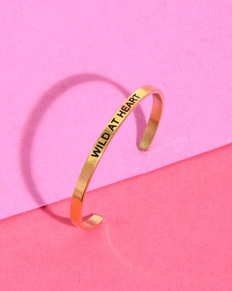 Buy Tistabene 18 K Gold Plated Good Vibes Bracelet For Women & Girls at  Amazon.in