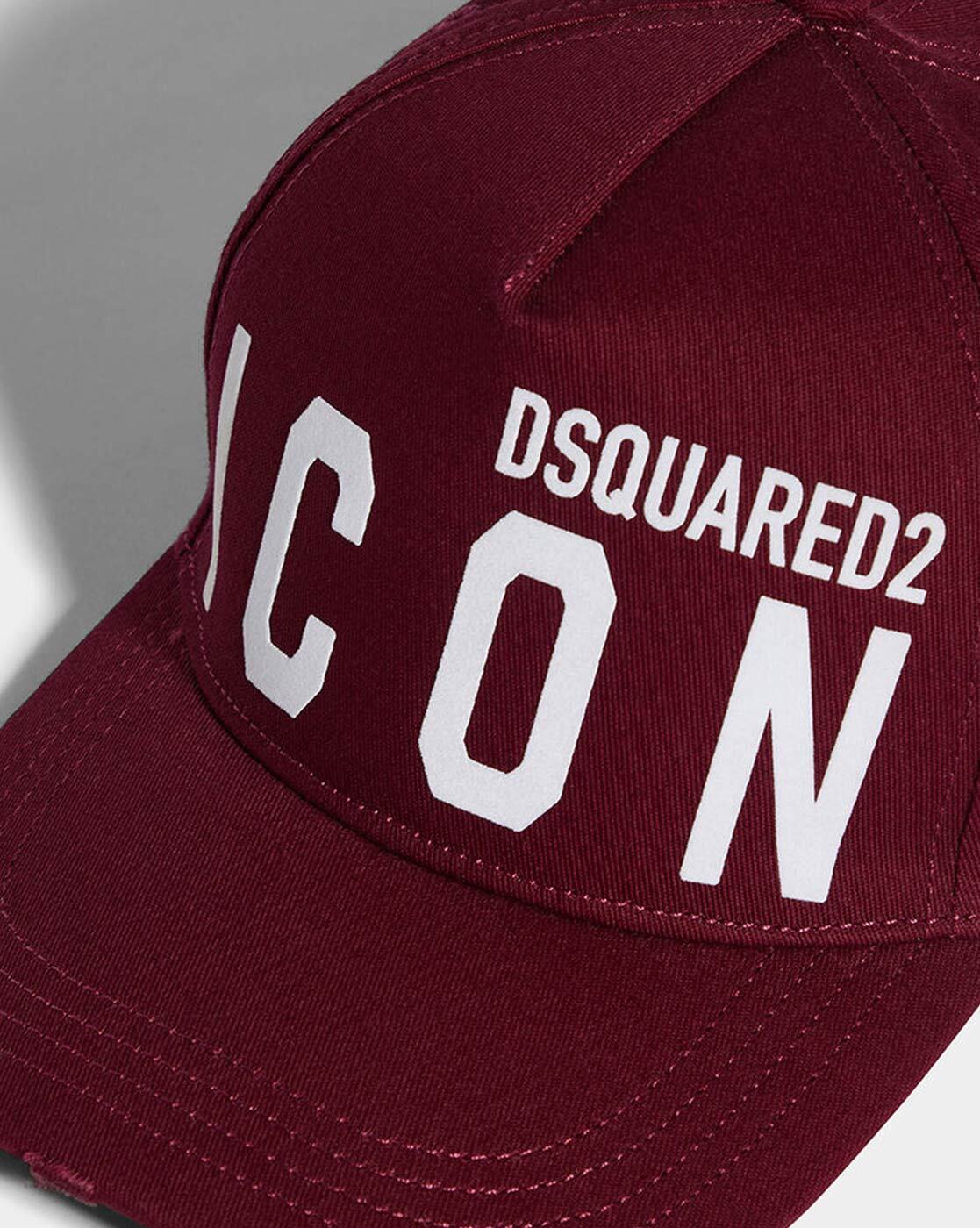 DSquared² Icon Embossed Baseball Cap in Red for Men