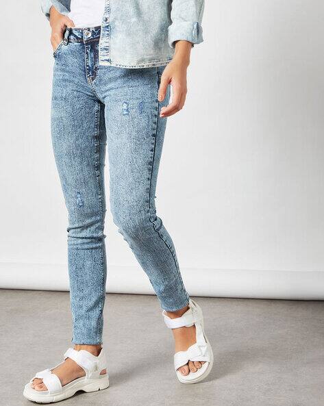 Buy Blue Jeans \u0026 Jeggings for Women by PIAZZA ITALIA Online | Ajio.com