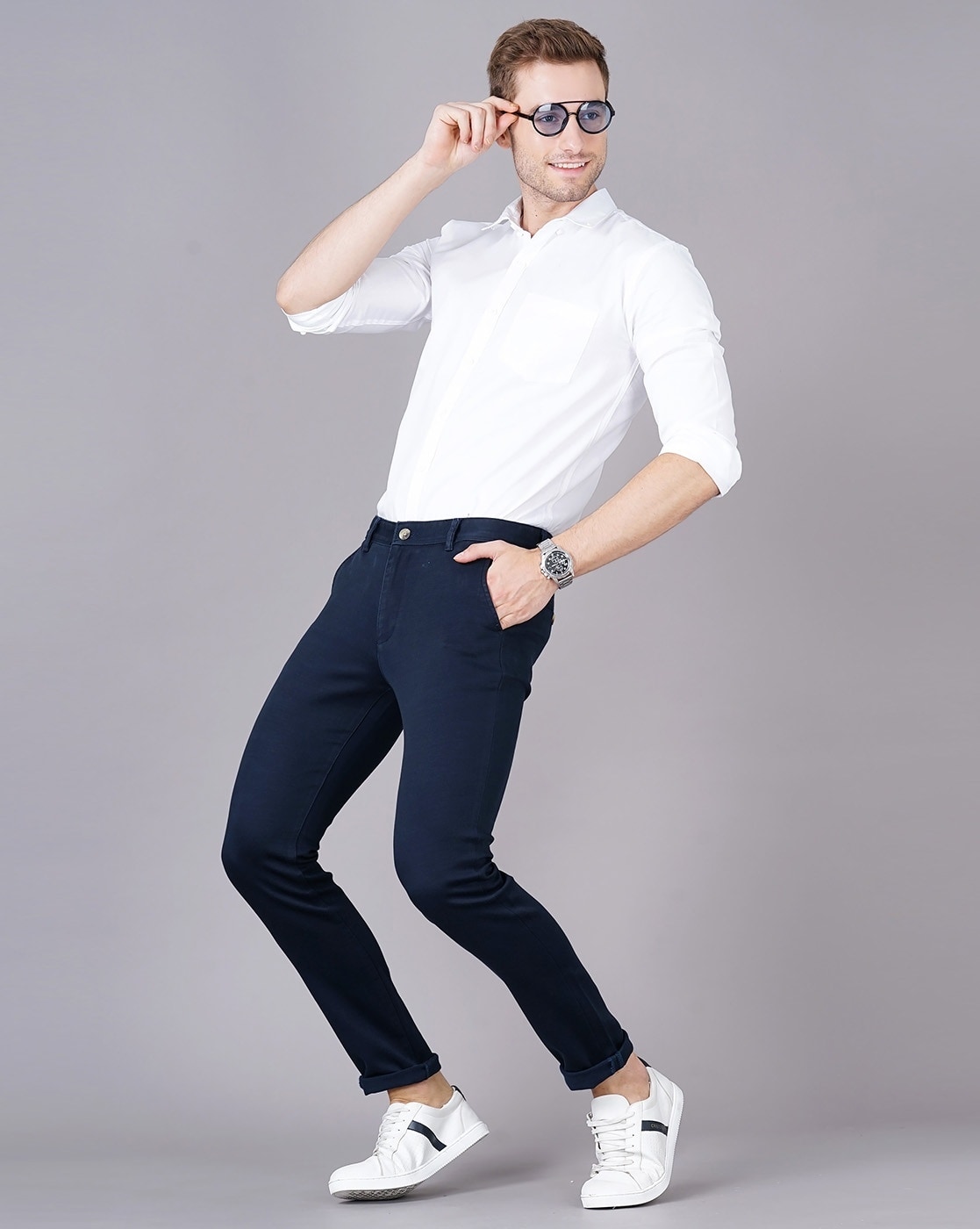Discover 80 blue trouser with black shirt  incdgdbentre