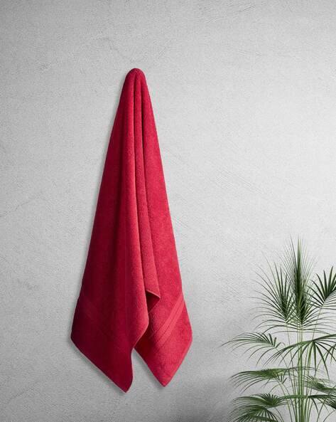 Buy Maroon Towels Bath Robes for Home Kitchen by STELLAR HOME