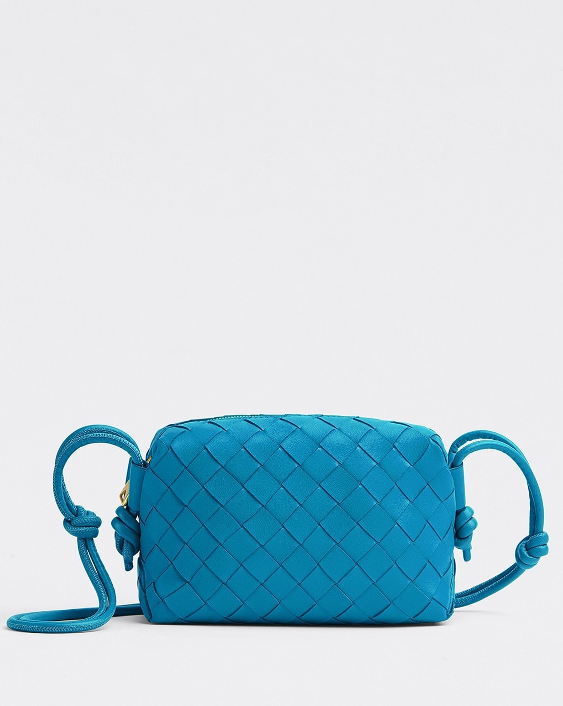 Buy BOTTEGA VENETA Mini Loop Crossbody Bag, Blue Color Women