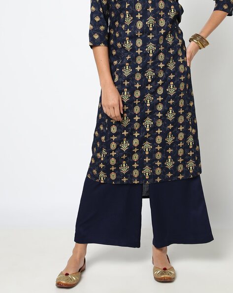Buy Navy Blue Pants for Women by AVAASA MIX N' MATCH Online