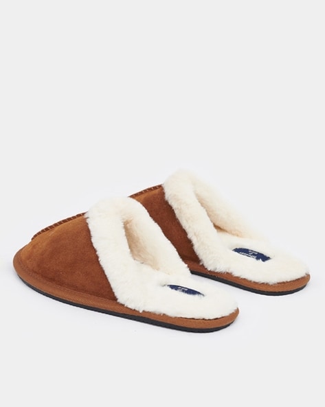 Women's shearling 2025 mule slippers