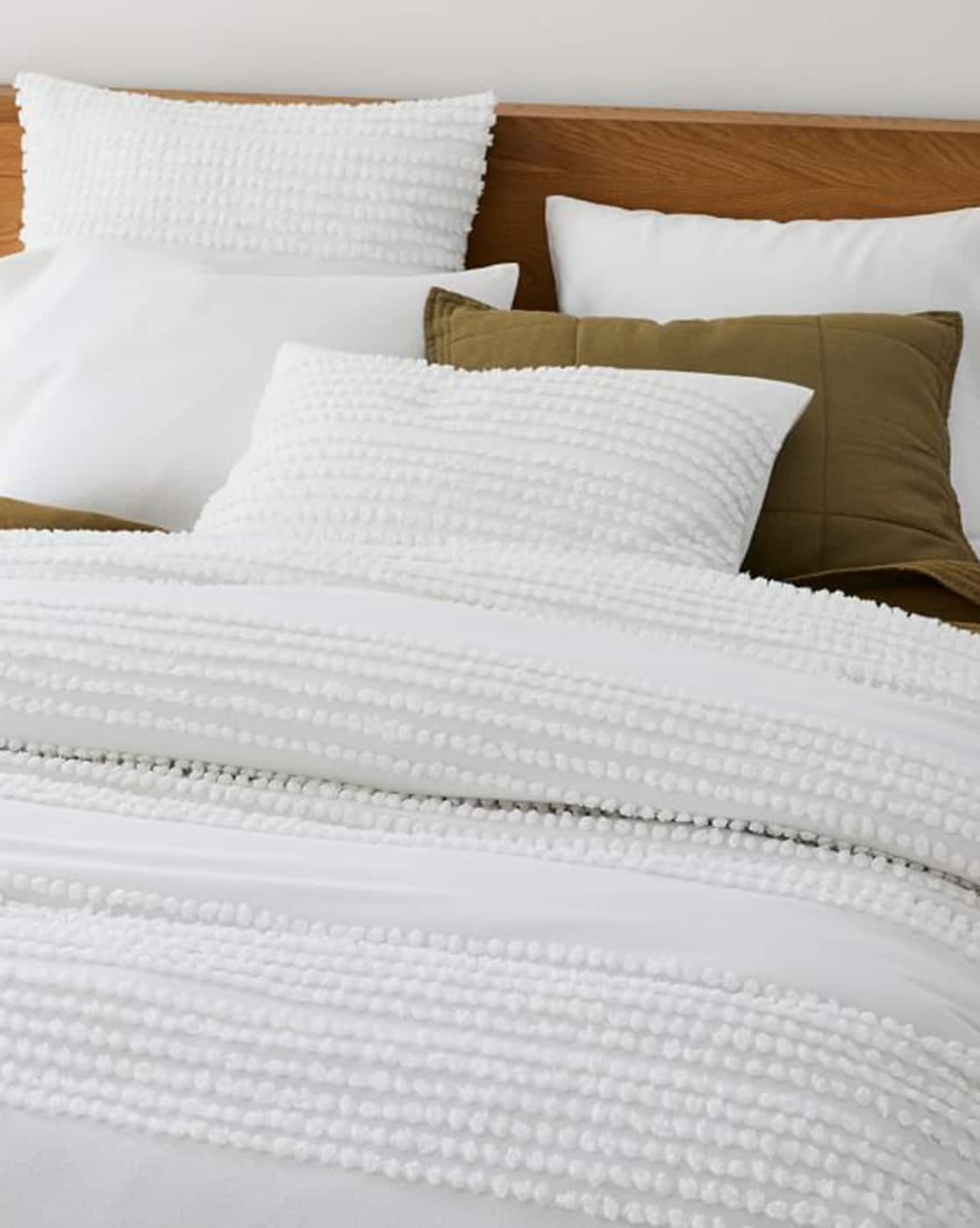 Buy West Elm Candlewick Queen Quilt White Color Home Kitchen - Main Image