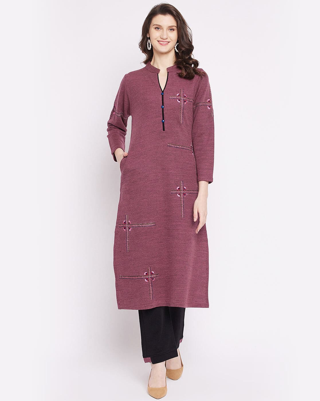 ajio woolen kurta