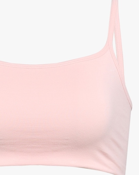 Buy Planet Inner Women Dark Pink Non Padded Cotton Sports Bra (34B size)  Online at Best Prices in India - JioMart.