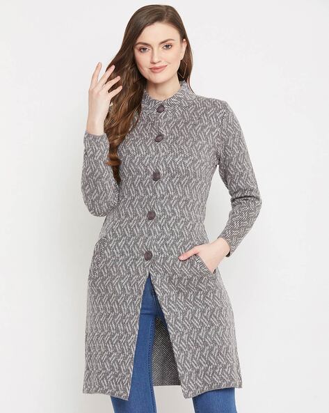 Self Design Cardigan with Insert Pockets