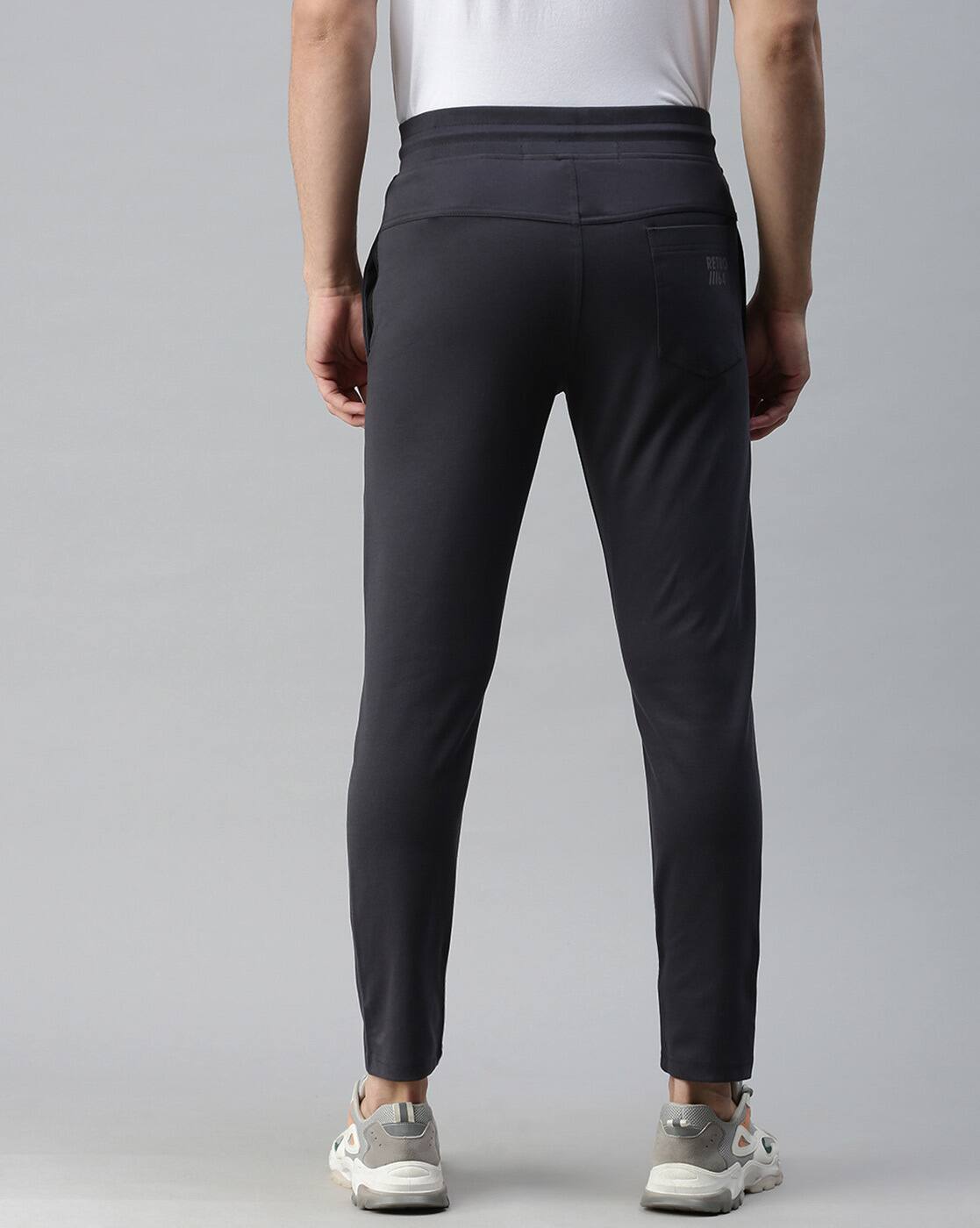 Buy Grey Track Pants for Men by SHOWOFF 