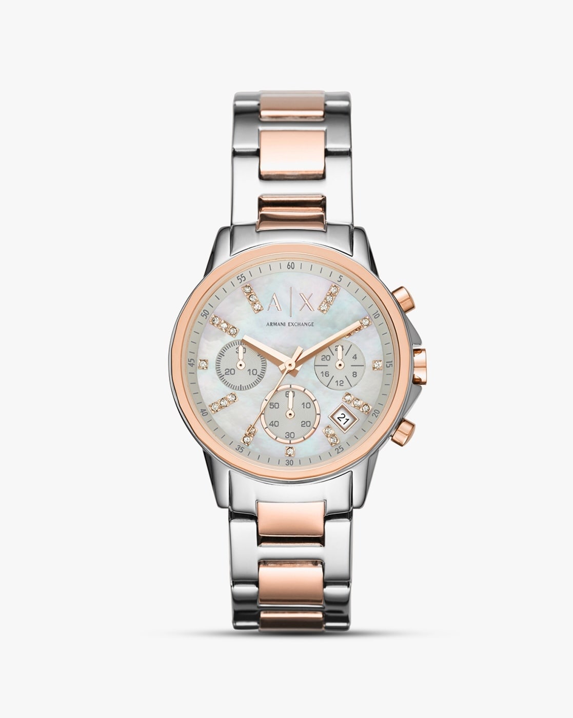 Buy Silver Rose Gold Watches for Women by ARMANI EXCHANGE Online Ajio