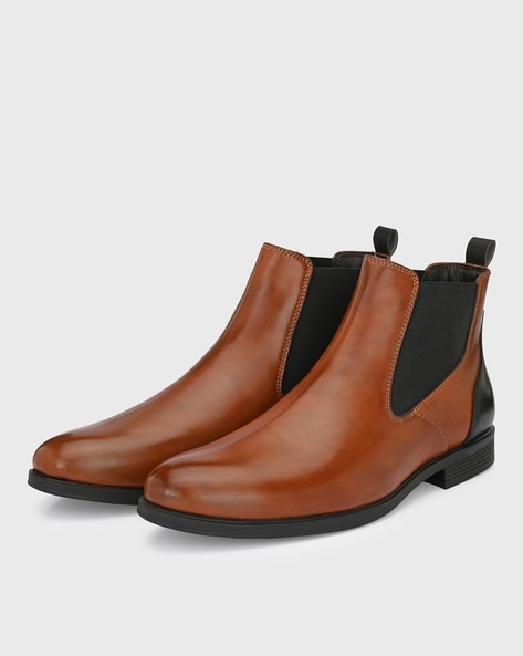 ajio chelsea boots