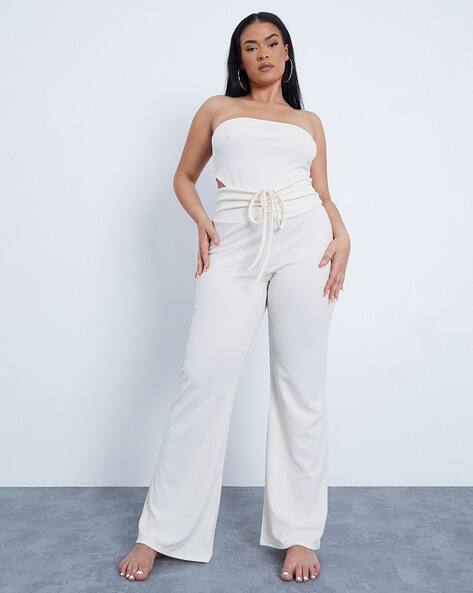 Buy White Trousers \u0026 Pants for Women by 