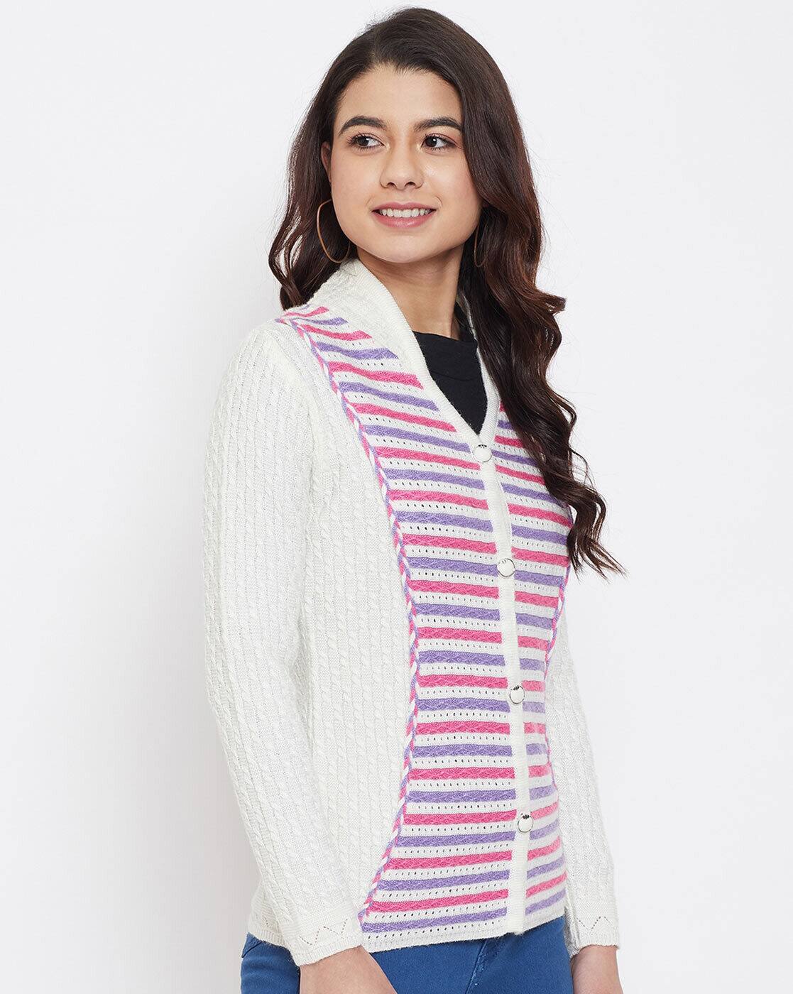 Buy White Sweaters & Cardigans for Women by Zigo Online | Ajio.com