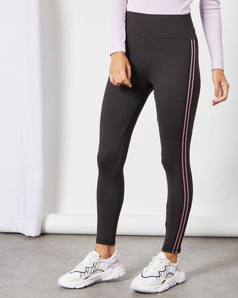 Buy Black Leggings for Women by PIAZZA ITALIA Online | Ajio.com