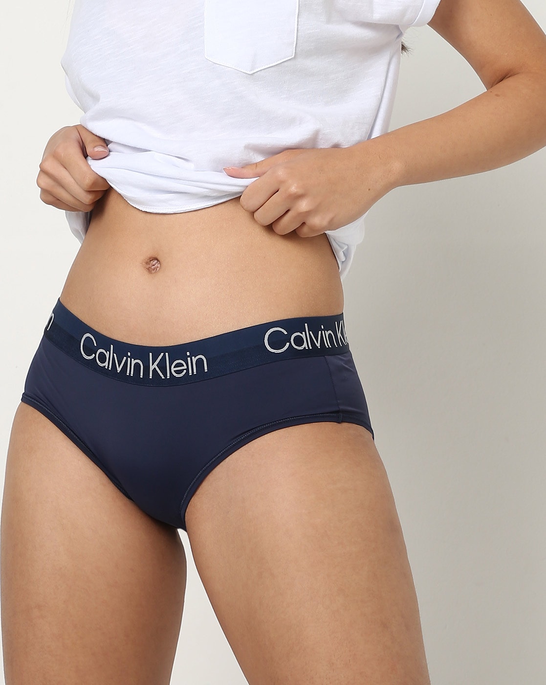 Calvin Klein Women Hipster Blue Panty - Buy Calvin Klein Women Hipster Blue  Panty Online at Best Prices in India