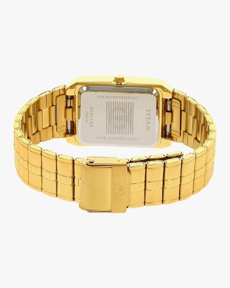 Men's Titan Gold Watch