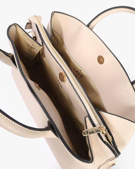 lavie women beige satchel