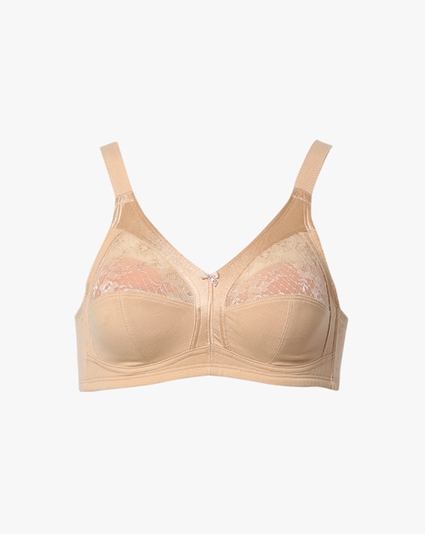 Buy Enamor Non-Wired Racerback Strap Non Padded Womens Every Day Bra  (SS22ENAAB75023, Pale Peach, 38B) at