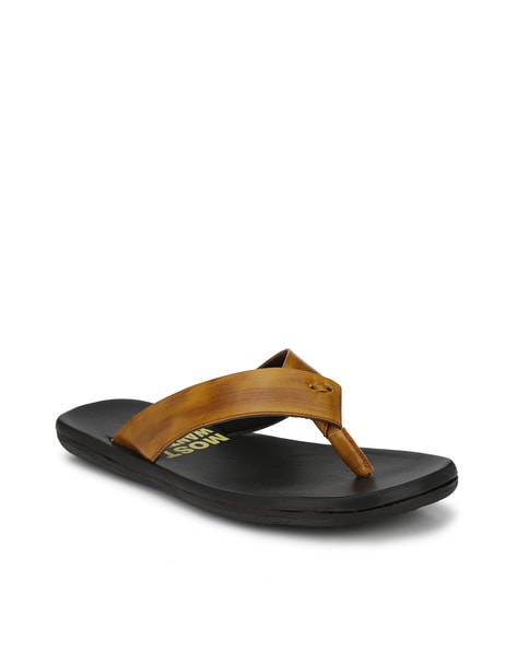 Buy Mustard Yellow Flip Flop Slippers for Men by RAY J Online