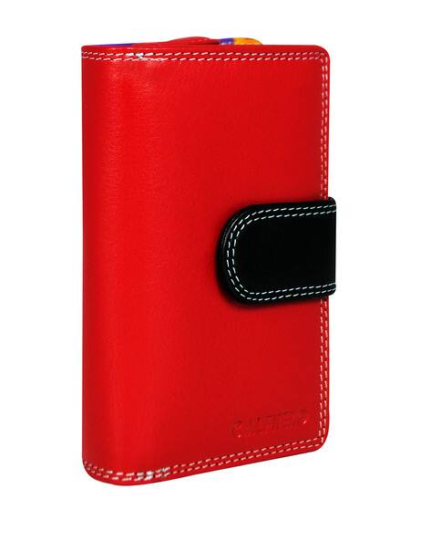 CALFNERO Genuine Leather Zip-Around Wallet