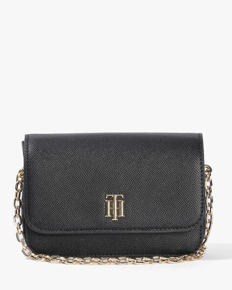 Sling Bag with Snap-Button Closure