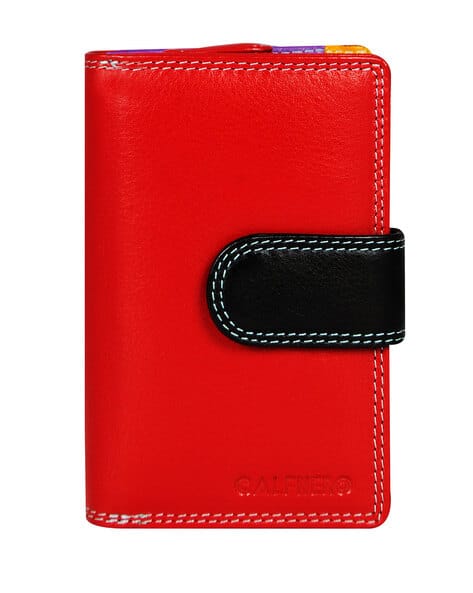 Genuine Leather Zip-Around Wallet