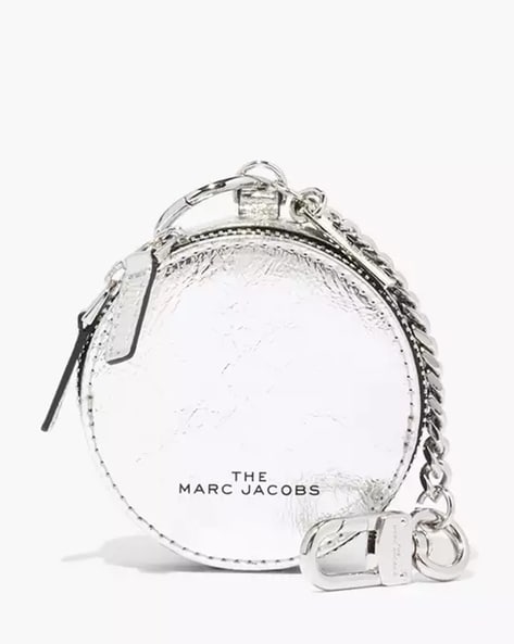 Marc Jacobs The Leather Top Zip Argan Oil Wristlet Wallet