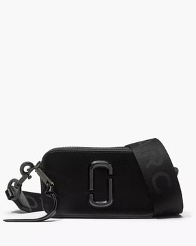 Marc Jacobs Snapshot Nano Leather Pouch in Black