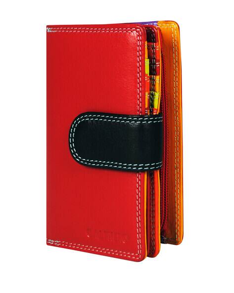 CALFNERO Genuine Leather Zip-Around Wallet