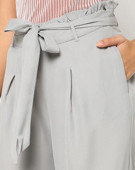 High-Rise Pants with Zip-Closure