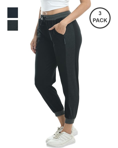 Buy Multicoloured Track Pants for Women by INDIWEAVES Online