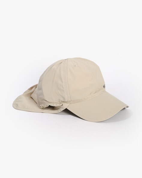 ball cap with neck flap