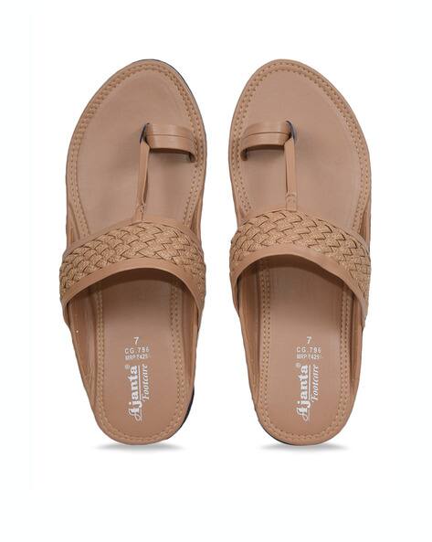 Buy Brown Sandals for Men by AJANTA 