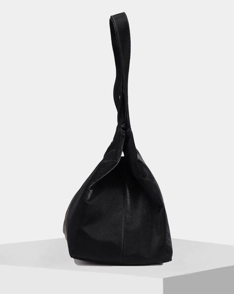 TIGER MARRON Textured Tote Bag