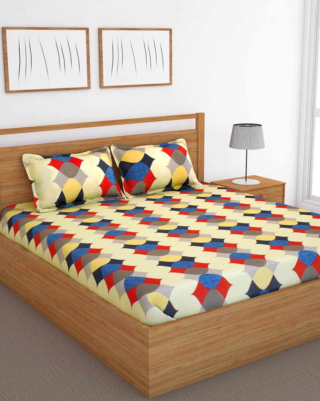 Buy Multicoloured Bedsheets for Home & Kitchen by Story@home Online