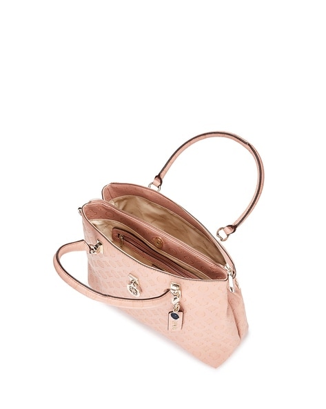 Handbag GUESS Pink in Synthetic - 18196290