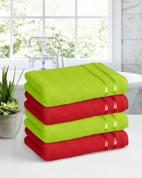 Lime green towel set hot sale