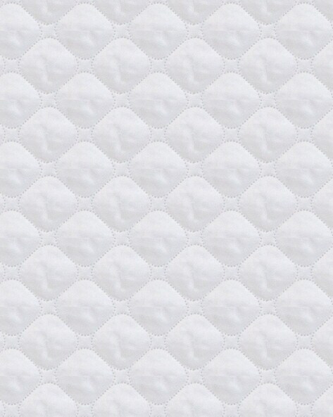 Cotton Quilted Mattress Fabric, White, 340 at best price in